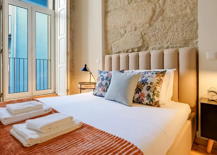 아파트 Luxury Style 8 With Ac Downtown Near Metro 포르투